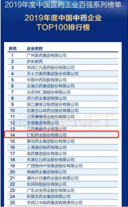 Top 15！仁和連續(xù)十年蟬聯(lián)中國(guó)中藥企業(yè)百?gòu)?qiáng)榜單